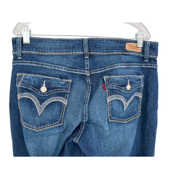 Levi Strauss Jeans Women's Size 32 Cotton Blend 529 Curvy Bootcut - Picture 4 of 7